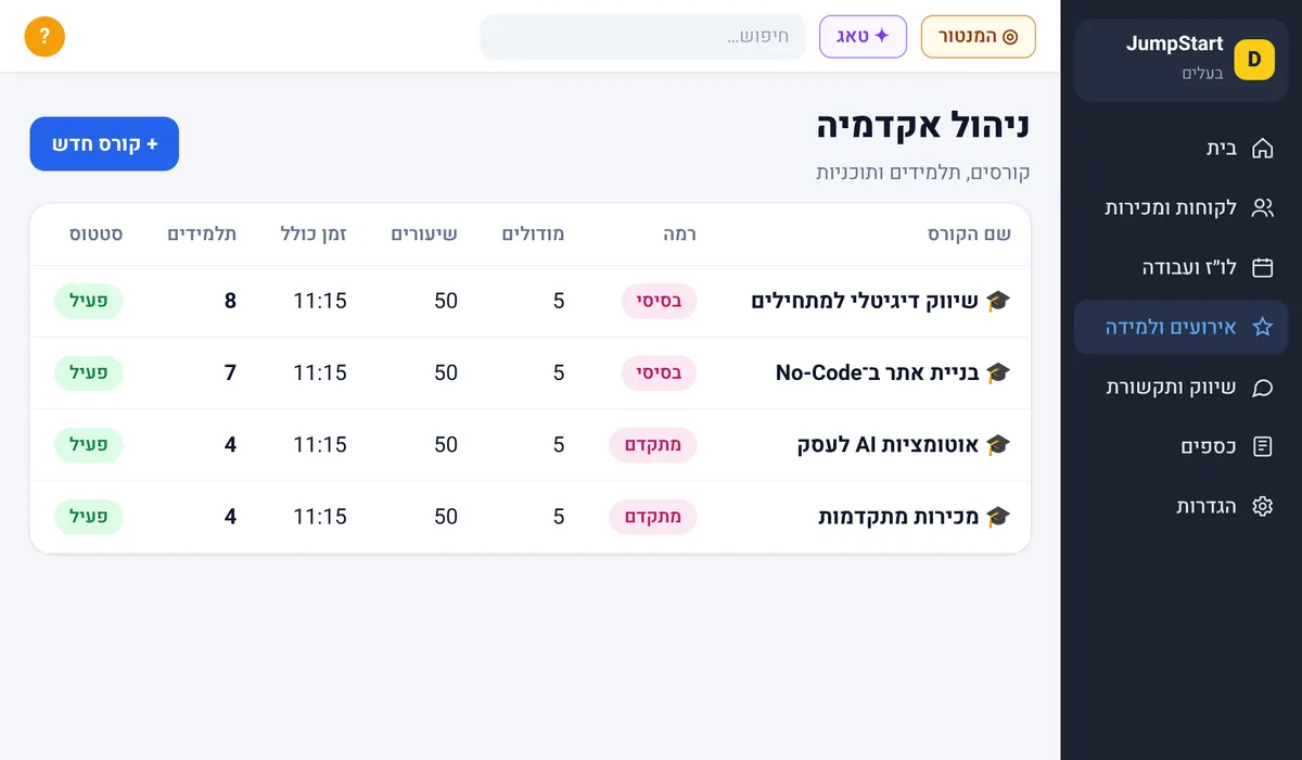 קורסים דיגיטליים